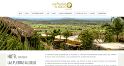 Desktop Screenshot of hotelpuertasalcielo.com